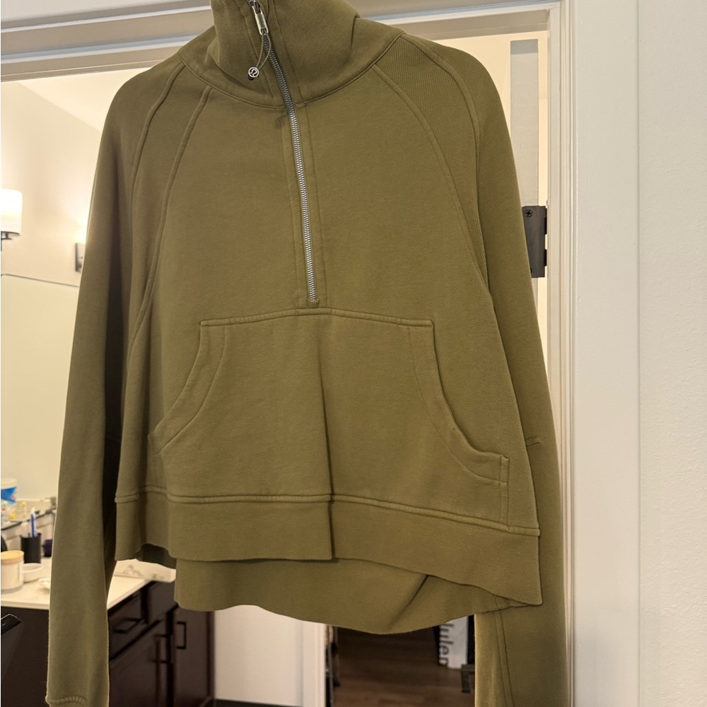 lululemon athletica Olive Green Sweater
